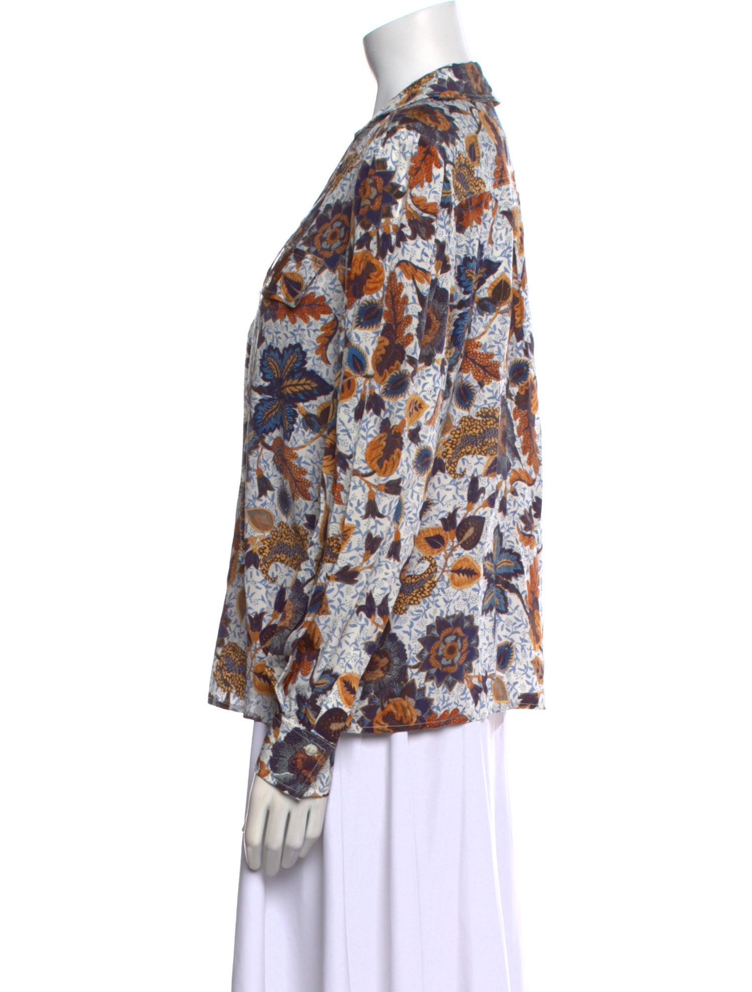 Ulla Johnson Silk Printed Blouse